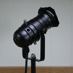 Retro Theatre Mini Table / Bedside Spotlight Lamps - Black